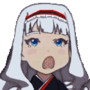 Cursed GamiPopcorn Discord sticker