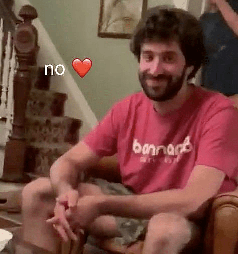 AJR - Jack with "no :D" Discord sticker