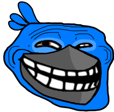 TrollBlu Discord sticker