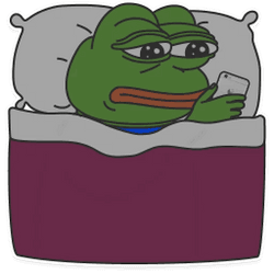 Pepe in bed