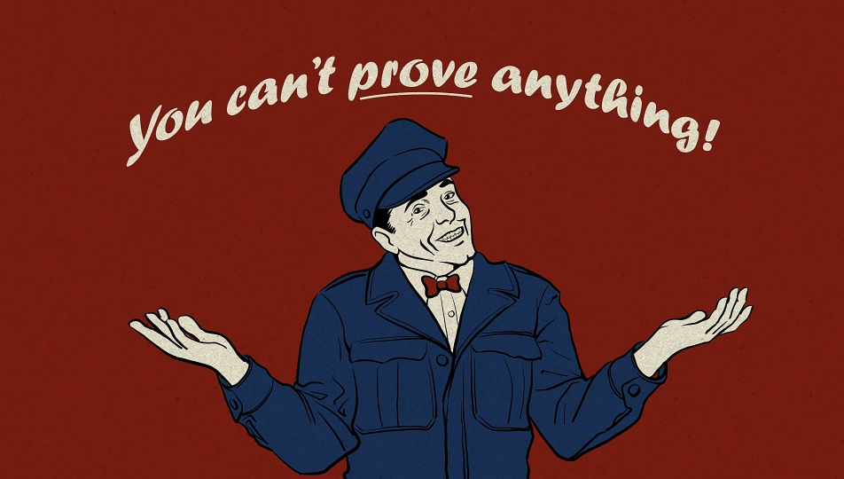 You Can't Prove Anything! Discord sticker