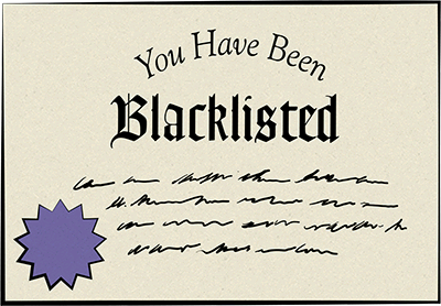 Blacklist Certificate Discord sticker