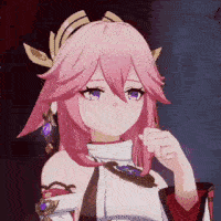 Yae Laugh Discord sticker