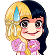 Melanie Awkward  Discord sticker