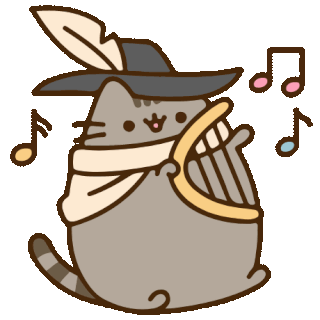 Pusheen Bard Discord sticker