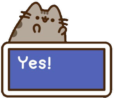 Pusheen Yes Discord sticker