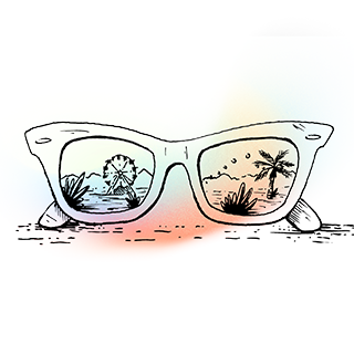 Coachella Sunglasses Discord sticker