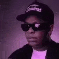 Dr. Dre takes off his sunglass