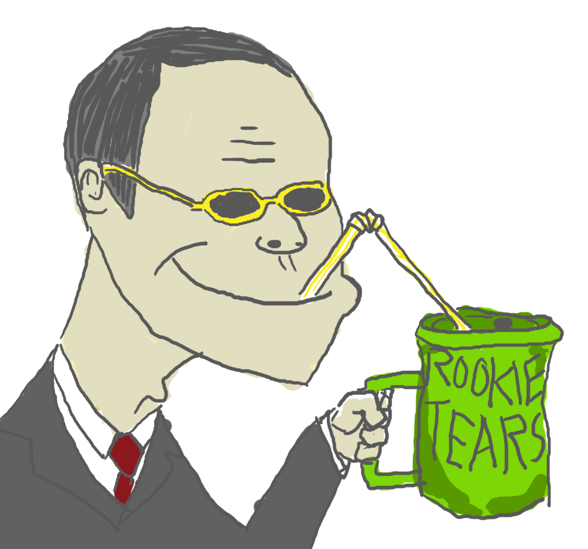 smug_thin_man Discord sticker