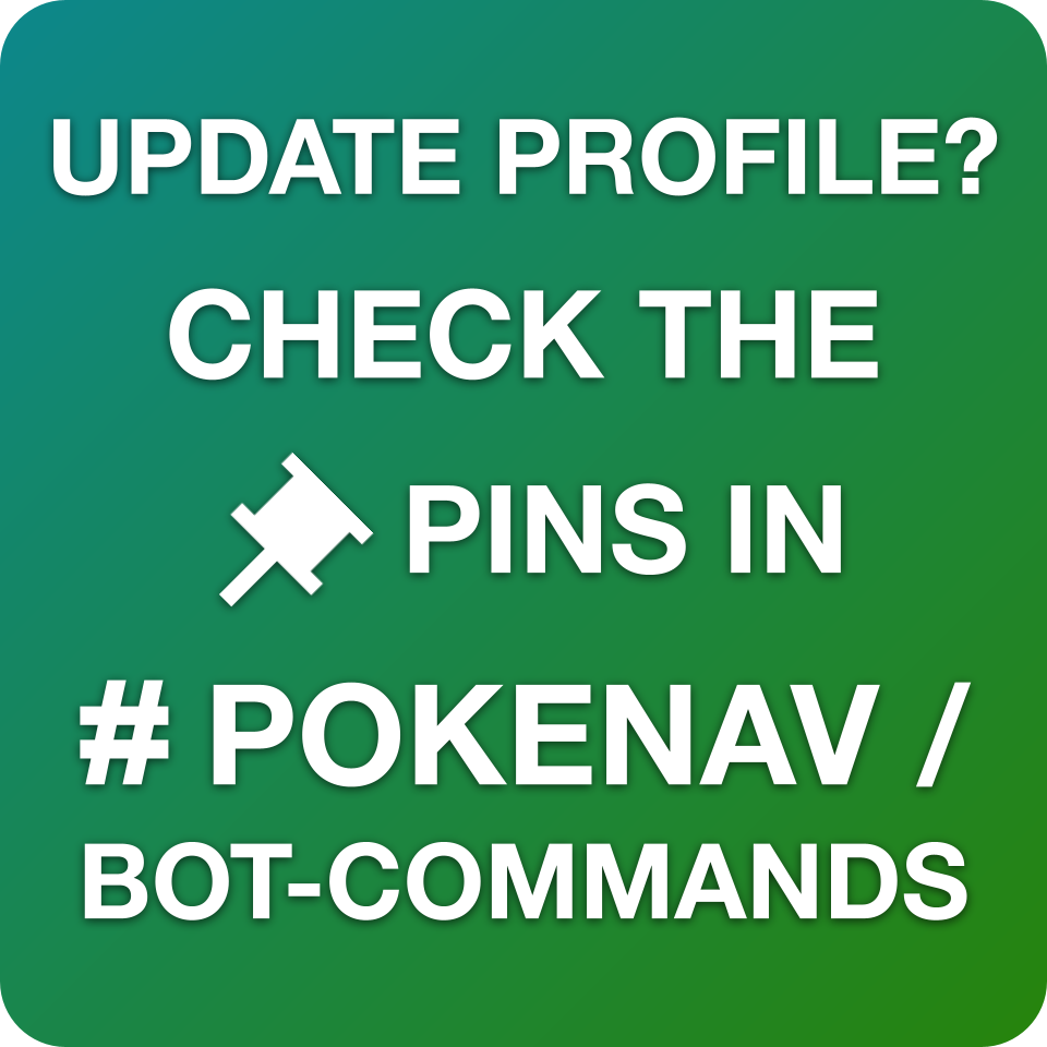Pins PokeNav Update Profile Discord sticker