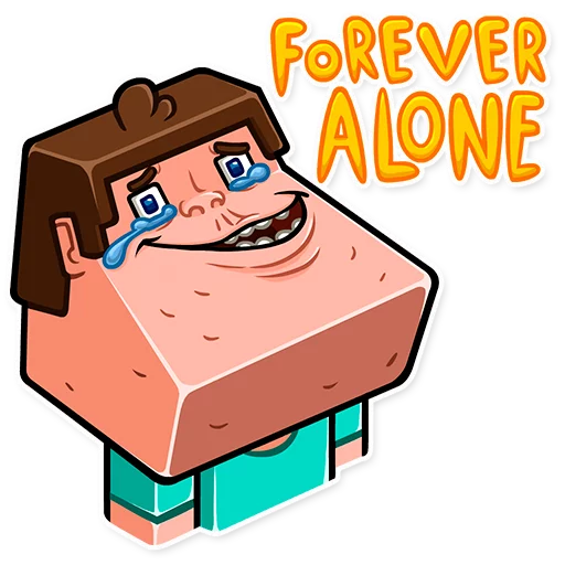 foreveralone Discord sticker