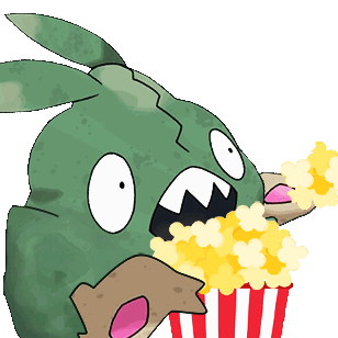 Trubbish Popcorn Discord sticker