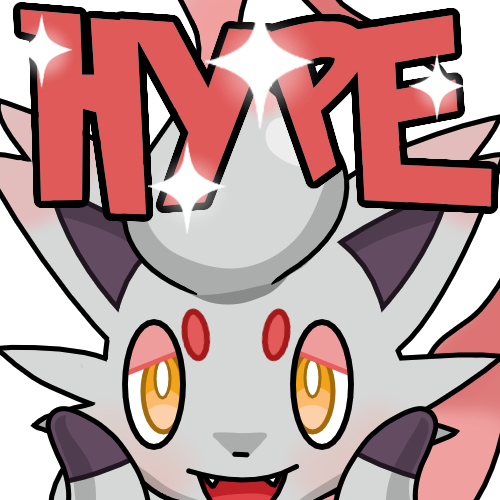 Zorua Hype Discord sticker