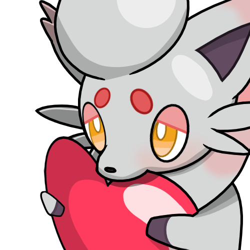Zorua Heart Discord sticker