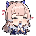 kokomi love Discord sticker