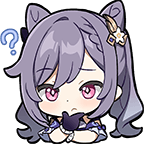 keqing think Discord sticker