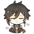 zhongli pleased Discord sticker