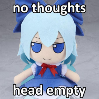 kmm cirno head empty Discord sticker