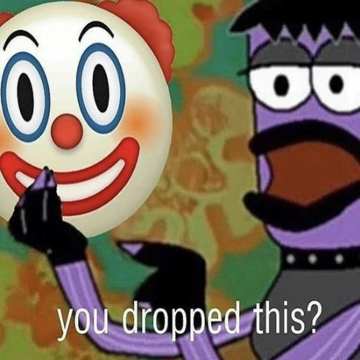 clown mask Discord sticker