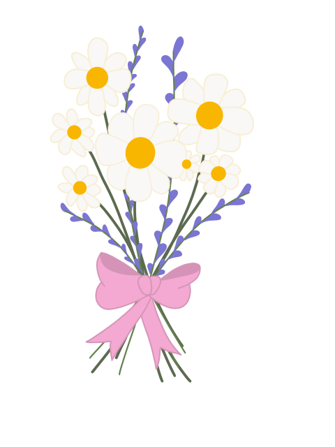 Flowers and Bow Discord sticker