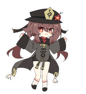 kmm hu tao dance Discord sticker