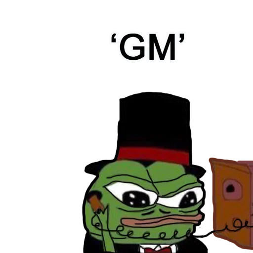 gm Discord sticker