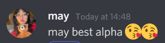 may best alpha Discord sticker