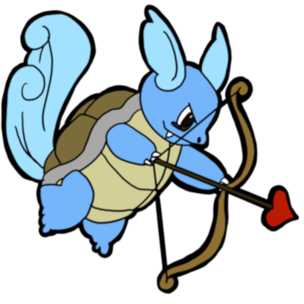 Wartortle Cupid Discord sticker