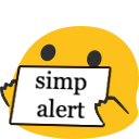 Simp Alert Discord sticker