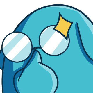HB Smart Blue Discord sticker