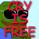 Cry is Free Discord sticker