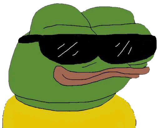 Pepeglasses Discord sticker