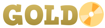 Gold Discord sticker