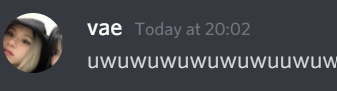 vae is blackmailing me Discord sticker