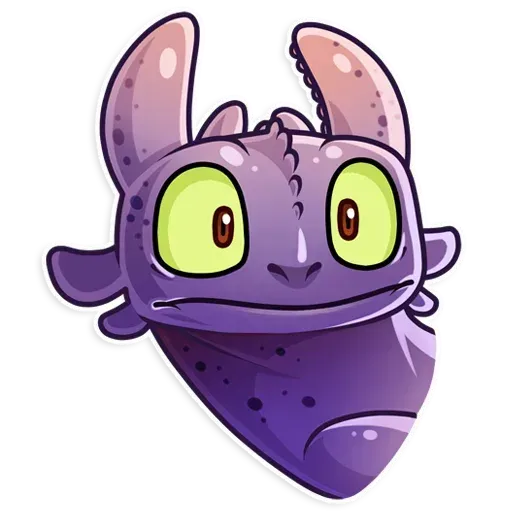 Toothless Huh Discord sticker