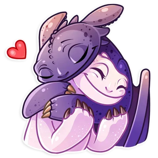 Toothless Lunaluv Discord sticker