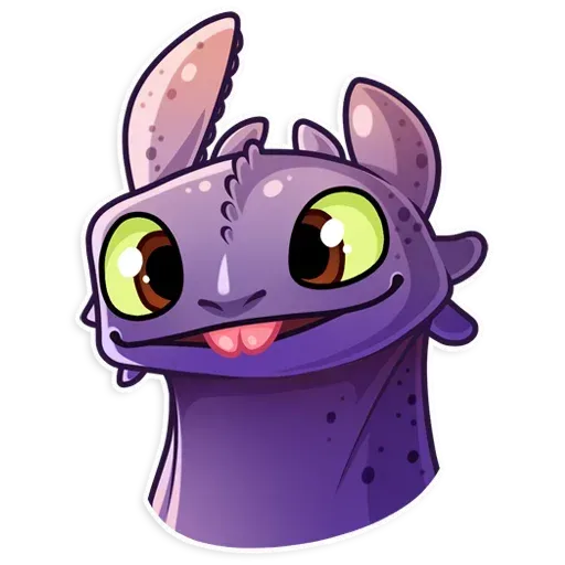 Toothless smile Discord sticker