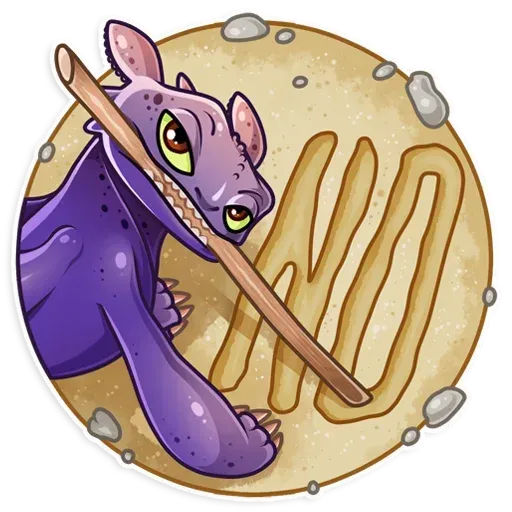 Toothless NO Discord sticker