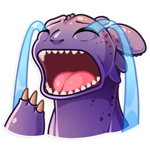 Toothless Sad Discord sticker