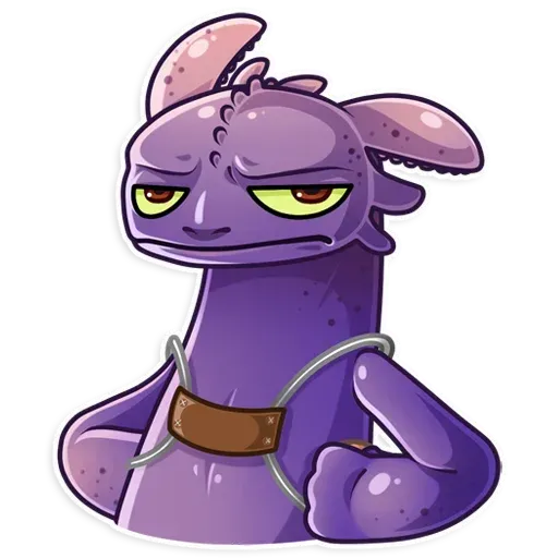 Toothless Unamused2 Discord sticker
