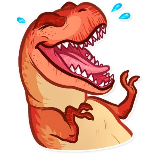 Rex Laugh Discord sticker