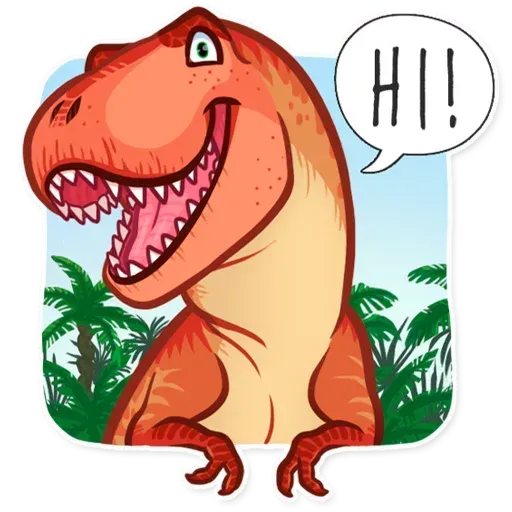 Rex Greeting Discord sticker