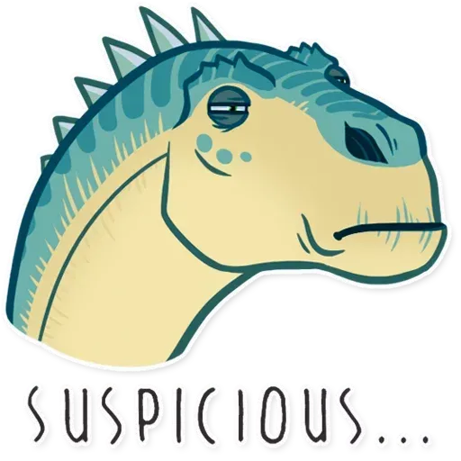 Bronto Suspicious Discord sticker