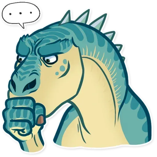 Rex Thinking Discord sticker