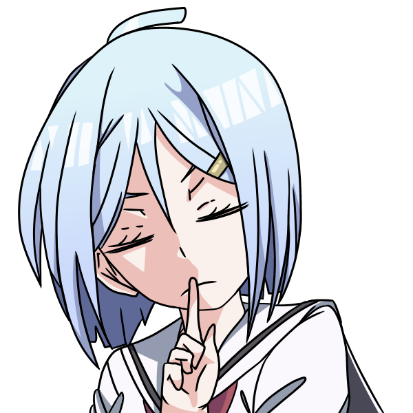 KU_HijiriPsst Discord sticker