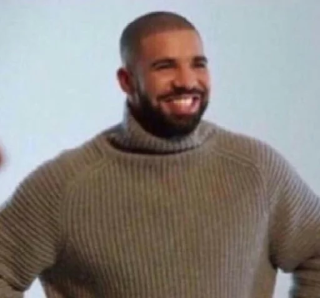 Drake Smile Discord sticker