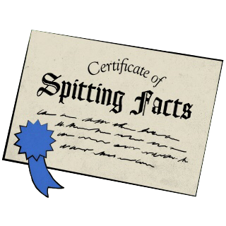 Certificate Of Spitting Facts Discord sticker