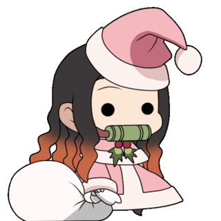 Spinning Nezuko  Discord sticker