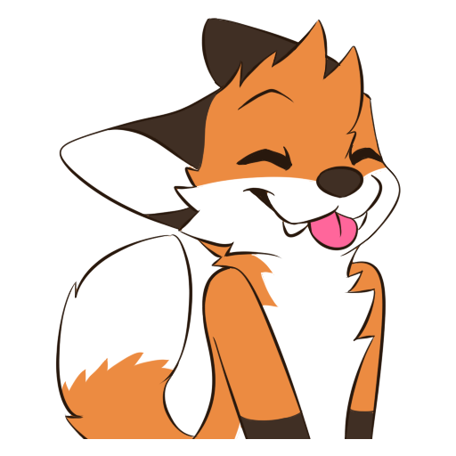 Fox Happy Discord sticker