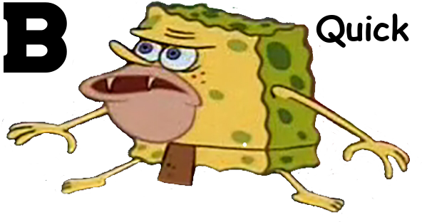 Sponge B quick Discord sticker